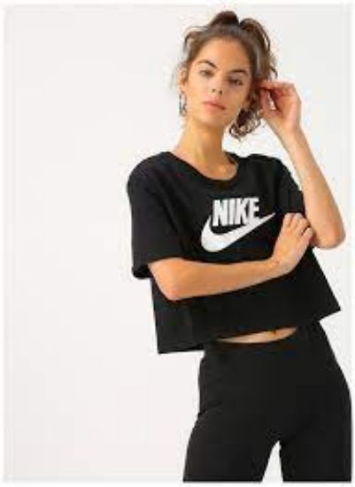 Nike Siyah Kadın Basic Tshirt resmi